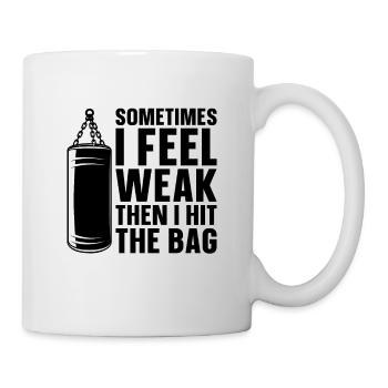 Sometimes I Feel Kickboxing Kickboxer Boxing Fight - Mug - white - Right