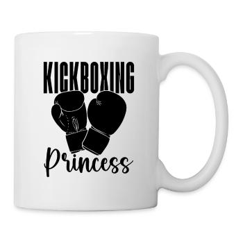 Kickboxing Princess Kickboxer Boxing Fight Fighter - Mug - white - Right