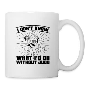 Judo I Don't Know What Fighter Training Karate - Tasse - Weiß - Rechts
