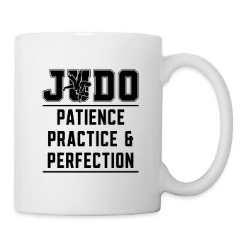 Judo Patience Pratique Combattant Entraînement Karaté - Mug blanc - blanc - Droite