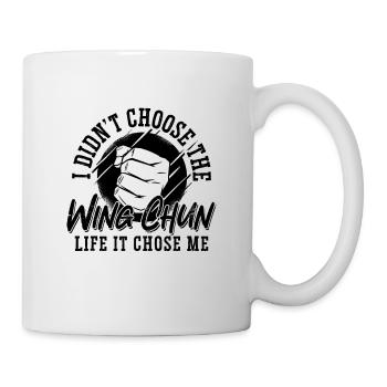 Je n’ai pas choisi Wing Chun Fighter Kung Fu Fight - Mug blanc - blanc - Droite