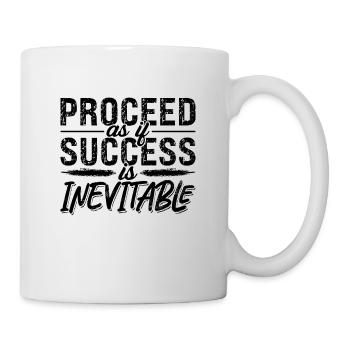 Aikido Proceed As If Success Martial Arts Fighter - Tasse - Weiß - Rechts