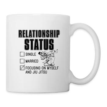 Relationship Status Jiu Jitsu Combat Fight Fighter - Mug - white - Right