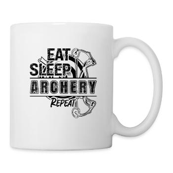 Eat Sleep Archery Crossbow Shooting Sports Archer - Mug - white - Right