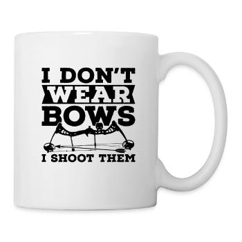 I Dont Wear Archery Arrow Shooting Crossbow Archer - Mug - white - Right