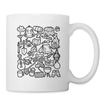 Camping - Mug - white - Right