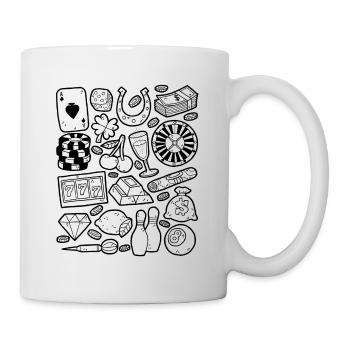 Casino - Tasse - Weiß - Rechts