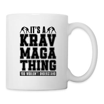 It's A Krav Maga Thing Krav Maga Military Fighter - Mug - white - Right