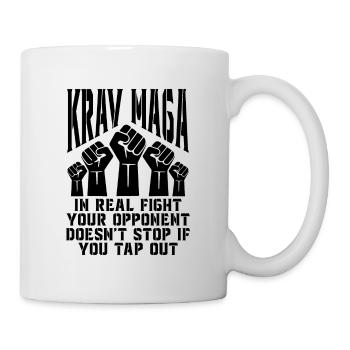 Krav Maga In Real Fight Your Contact Fight Fighter - Mug - white - Right