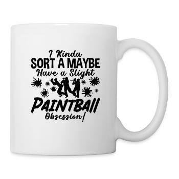 I Kinda Sorta Paintball Paint Gun Paintball Player - Mug - white - Right