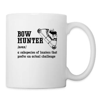 Bow Hunter A Hunters That Bowhunting Target Hunter - Mug - white - Right