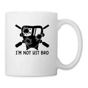 I'm Not Hit Retro Paintball Shoot Paintball Player - Mug - white - Right
