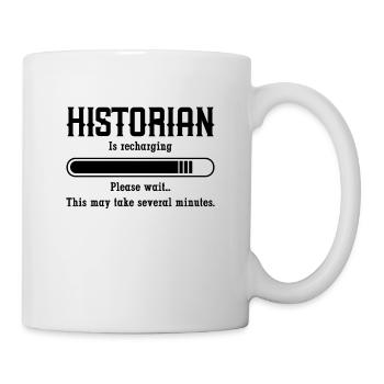 L’historien change s’il vous plaît rechercher des historiens - Mug blanc - blanc - Droite