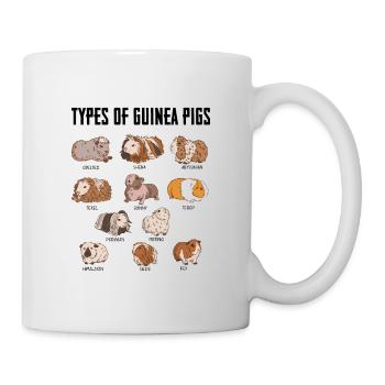 Types Of Guinea Pigs Guinea Pig Owner Animals Cavy - Tasse - Weiß - Rechts