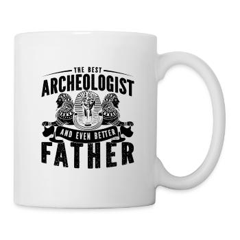 Le meilleur archéologue archéologie fouiller archéologue - Mug blanc - blanc - Droite