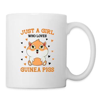 Less People More Guinea Pigs Guinea Pig Owner Anim - Tasse - Weiß - Rechts