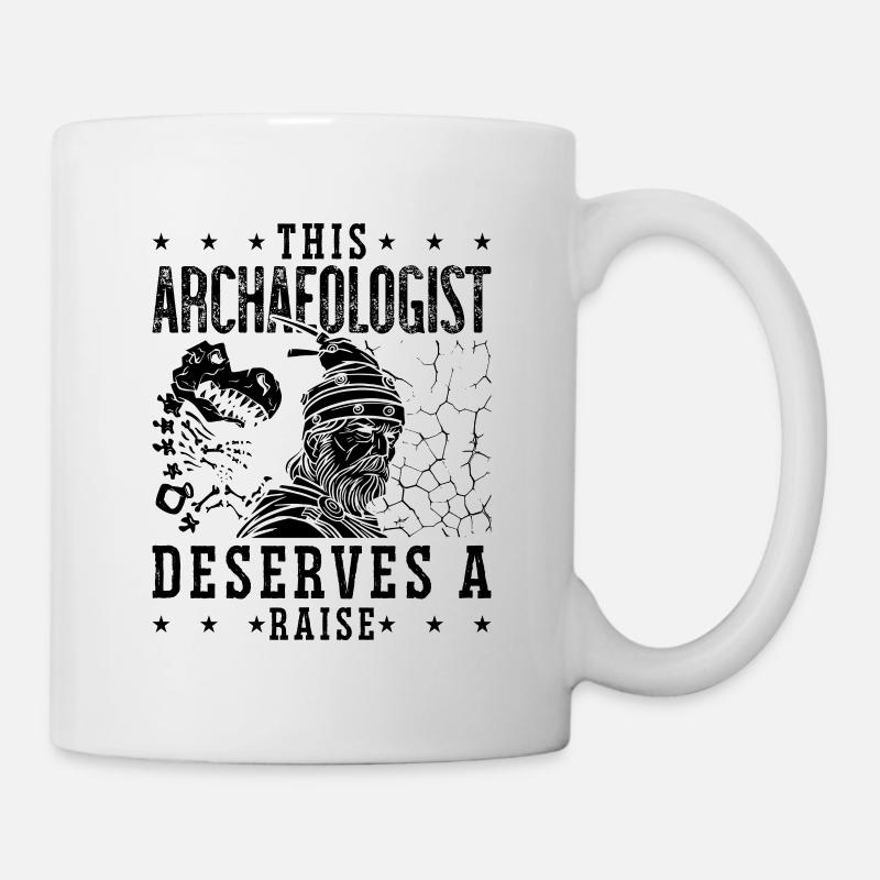 Cet archéologue archéologue fouille archéologue archéologue - Mug blanc - blanc