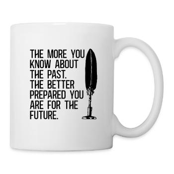 Plus vous en savez Historien Chercheur Historiens - Mug blanc - blanc - Droite
