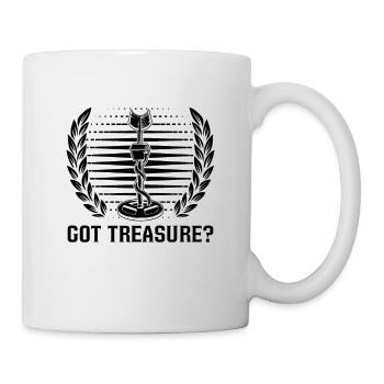 Got Treasure Metal Detecting Detectors Detectorist - Tasse - Weiß - Rechts