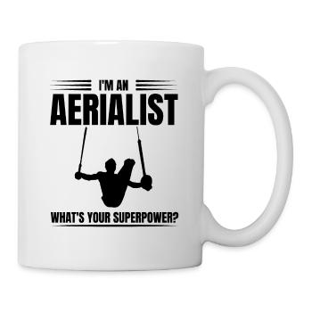 I'm An Arealist What's Your Superpower Gymnastics - Tasse - Weiß - Rechts
