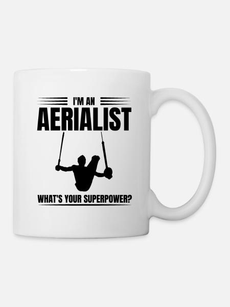 I'm An Arealist What's Your Superpower Gymnastics - Tasse - Weiß