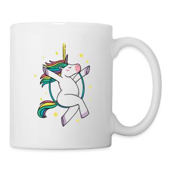 Unicorn Graphic Gymnast Gymnastics Acrobat Acrobat - Tasse - Weiß - Rechts