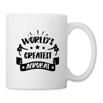 World's Greates Acrobat Acrobatics Gymnast Gymnast - Tasse - Weiß - Rechts