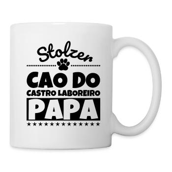 Cao do Castro Laboreiro lustig Herrchen Hund - Tasse - Weiß - Rechts