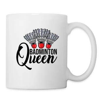 Badminton Queen Badminton Player Shuttlecock Sport - Tasse - Weiß - Rechts