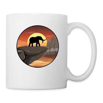 Retro Graphic Animal Keeper Zoo Keeper Animal Love - Tasse - Weiß - Rechts