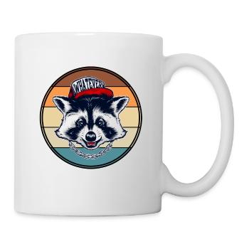 Retro Graphic Animal Keeper Zoo Keeper Animal Love - Tasse - Weiß - Rechts