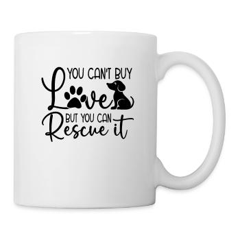 Vous ne pouvez pas acheter Animal Rescue Foster Animal Rescuer - Mug blanc - blanc - Droite