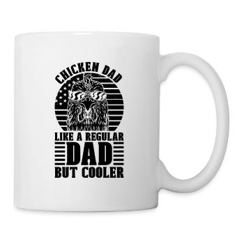 Chicken Dad Cock Farm Animals Cock Lover - Mug - white - Right