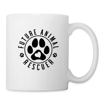 Future Animal Adopt Animal Shelter Animal Rescuer - Tasse - Weiß - Rechts