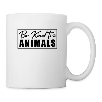 Soyez gentil avec Animal Rescue Adoption Animal Rescuer - Mug blanc - blanc - Droite
