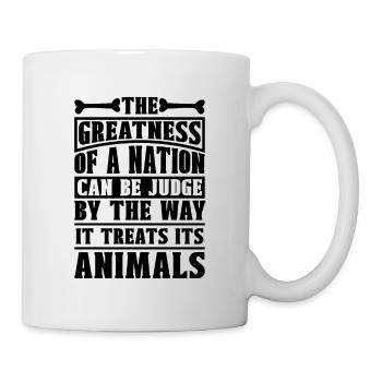 The Greatness Animal Welfare Foster Animal Worker - Tasse - Weiß - Rechts