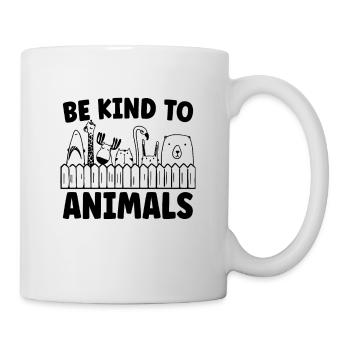 Be Kind Animal Welfare Animal Lover Animal Worker - Tasse - Weiß - Rechts