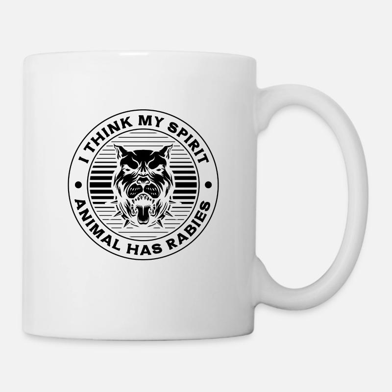 Je pense que mon vétérinaire vétérinaire Tech vétérinaire - Mug blanc - blanc