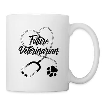 Future Veterinarian Veterinary Doctor Veterinarian - Mug - white - Right