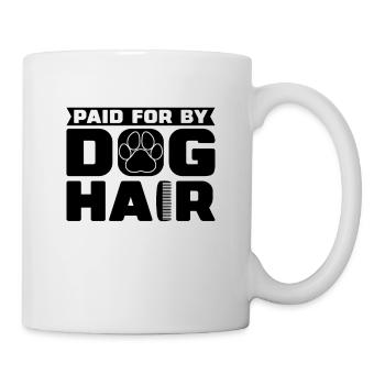 Payé par Pet Groomer Fourrure Animal Stylist Groomer - Mug blanc - blanc - Droite