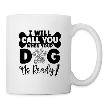 Je t’appellerai toiletteur pour animaux de compagnie Toiletteur rétro de soins pour animaux de compagnie - Mug blanc - blanc - Droite