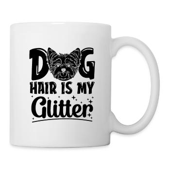 Les poils de chien sont mon toiletteur pour animaux de compagnie toiletteur - Mug blanc - blanc - Droite