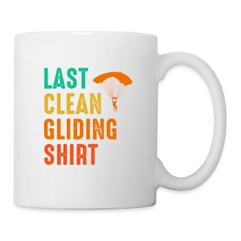 Last Clean Gliding Shirt Paraglider Paragliding Sk - Tasse - Weiß - Rechts