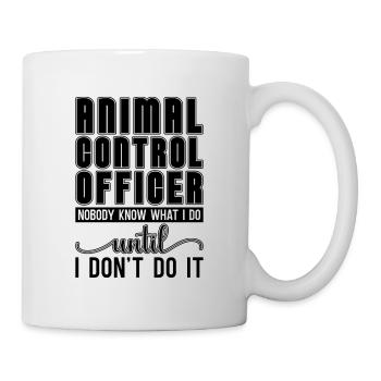 Animal Control Animal Officer Dog Catcher Officer - Tasse - Weiß - Rechts