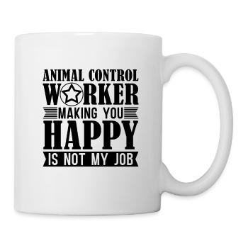 Animal Control Animal Officer Rescue Dog Officer - Mug blanc - blanc - Droite