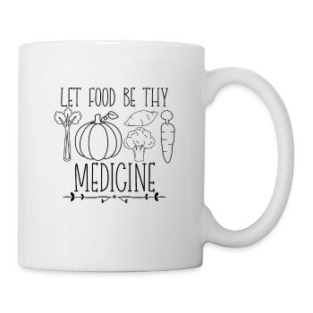 Let Food Be Thy Vegan Chef Plant Based Vegan Chefs - Mug - white - Right