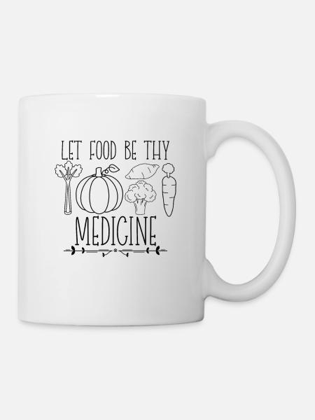 Let Food Be Thy Vegan Chef Plant Based Vegan Chefs - Tasse - Weiß