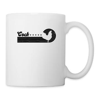 Cock Retro Roosters Pet Poultry Animals Cock Lover - Mug - white - Right