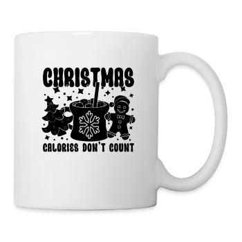 Christmas Calories Healthy Eating Low Carb Lover - Mug - white - Right
