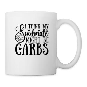 I Think My Soulmate Low Carb Life Low Carb Lover - Mug - white - Right
